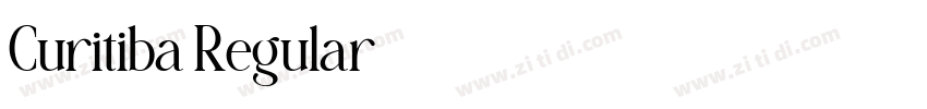Curitiba Regular字体转换 Curitiba Regular字体转换